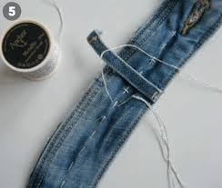 Es eignet sich hervorragend als accessoire für einen selbst oder als diy geschenk für eine liebe freundin. Jeans Armband Handmade Kultur