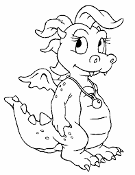 Cartoon Dragons Dragon Coloring Page Baby Dragons Drawing Animal Coloring Pages