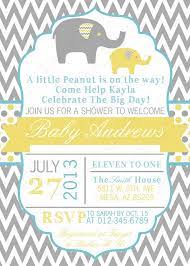 Boys Baby Shower Invitation Elephant Theme By Sassygraphicsdesigns Baby Shower Elefantes Invitaciones Elefante