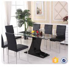 Utopia 62.99 dining set white gloss and beige dining room set with rectangular table. Glass Dining Sets Picture Images Photos On Alibaba