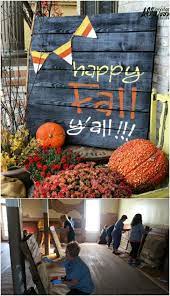 Outdoor fall decorating ideas diy. 20 Diy Outdoor Fall Decorations That Ll Beautify Your Lawn And Garden Diy Crafts