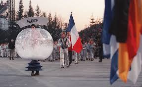Maybe you would like to learn more about one of these? Albertville France Hosted In 1992 When Human Snow Globes Walked The Streets Snow Globes Olympics Opening Ceremony Snow