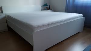 En.casa® metallbett 120x200 weiß mit matratze bettgestell bett jugendbett metall. Ikea Bett Askvoll Weiss 160 X 200cm Ink Roste Und Matratze Gratis Inserate