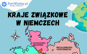 The north of germany, on sing left of the image. Mapa Niemiec Landy I Drogi Portwiedzy Pl