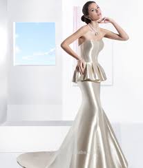 Whatever you're shopping for, we've got it. Elegant Cw2453 With Beaded Belt Peplum Simple Mermaid Wedding Dress In Cream Color Dress Wrap Dress Shirt Neck Fitdress Singlet Aliexpress