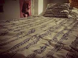 170 music sheets for any instrument in our online catalog for free. Musical Bed Sheets Music Bedroom Music Decor Music Themed