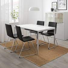 Looking for dining table and chair to help you make meals with family and friends even better? Torsby Chrome Plated High Gloss White Table Ikea