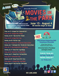 You will love our newly renovated theaters! Movies In The Park Movies On Main Flyer 1 Riverside