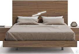 Faro Walnut King Platform Bed Platform Bedroom Sets Platform Bedroom Bedroom Set