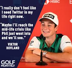 The former oklahoma state standout and native of norway is a. Viktor Hovland Doesn T Need Twitter Golf Monthly Magazine Facebook
