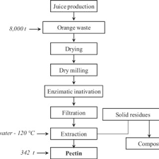 Flowchart Showing Orange Juice Process Download