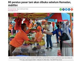 513 likes · 1 talking about this. Berita Harian 80 Peratus Pasar Tani Akan Dibuka Sebelum Ramadan Aidilfitri Media