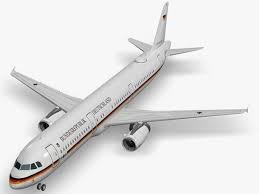 Airbus A321 231 Luftwaffe 3d Model In 2020 Military Aircraft Aircraft 3d Model