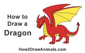 Learn how to draw cool dragon pictures using these outlines or print just for coloring. How To Draw A Dragon Cartoon