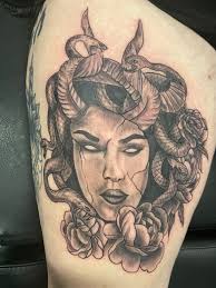 Medusa with bull horns