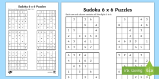The spruce / nusha ashjaee crossword puzzles haven't been around for long; Year 6 Sudoku 6 X 6 Worksheet
