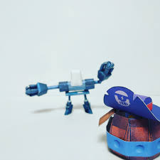 Paper toy, paper craft, paper build, origami. Darryl Papercraft Brawlstars