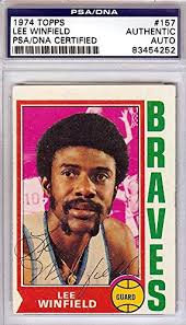 Amazon.com: Lee Winfield Autographed 1974 Topps Card #157 Buffalo Braves  PSA/DNA #83454252