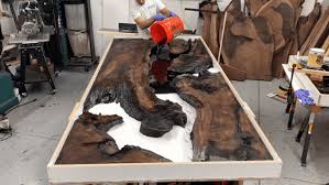 Round table 75 cm diametre back finish : How To Make An Epoxy Resin Table Blacktail Studio