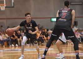 Lavar and former nba point guard jermaine jackson, lamelo's trainer and the man who guided him from sideshow to this moment, conduct the ceremonial. Nba Draft 2020 Lamelo Ball Playing With Former College Hoop Stars