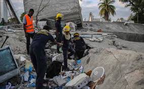 Impact of the 12 january earthquake · 7.0 magnitude quake struck near port au prince · 3,500,000 people were affected by the quake · 220,000 people estimated to . 1dwvjln99wy96m