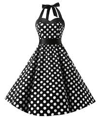 Dresstells Vintage 1950s Rockabilly Polka Dots Audrey Dress Retro Cocktail Dress Awe Cocktail Dress Vintage Retro Cocktail Dress Polka Dot Cocktail Dresses