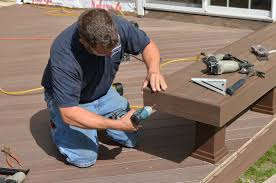 To build a deck bench, you'll first need to gather your tools such as circular saw, hammer, varnish, stain, power drill, and wood bit, as well as your screws. Bench Seating For A Deck Jlc Online