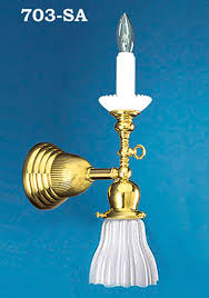 Free shipping with your order of $500 or more. Vintage Hardware Lighting Victorian Gas Candle Early Electric Wall Sconce Light 703 Sa