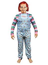 Mit unseren chucky kostümen kannst du deinen menschlichen körper die puppe, die zum spielen für kleine kinder gedacht ist, hat rote haare und blaue augen, trägt einen bunt. Original Chucky Die Morderpuppe Kostume Masken Maskworld Com