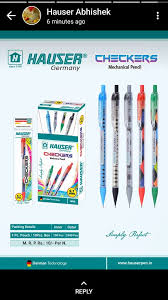 Hauser germany fluidic ball pen + hauser germany sonic gel pen + hauser germany tech 5 ink pen + hauser germany active gel pen set ( blue, black, red ) + hauser germany super dark 0.7 mm mechanical pencil. Hauser Pens Photos Facebook