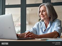 The 300 best small business ideas. Smiling Stylish Mature Image Photo Free Trial Bigstock