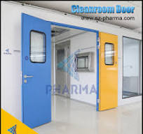 Manual Sliding Doors for Pharmaceutical Facilities Cleanrooms and  Biotechnology Room