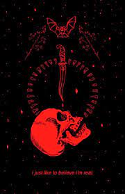 Artist Musterni Illustrates Red Aesthetic Edgy Wallpaper Black Aesthetic Wallpaper