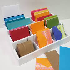 Get some larger shoe boxes (like for boots) and store your cardstock in one box, craft supplies in another one. Our Craft Die And Stamp Organizer Is Ideal For Organizing Craft Tools Craft Organization Paper Organization Diy Card Making Supplies