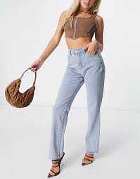 In The Style x Olivia Bowen – Jasnoniebieskie jeansy z prostymi nogawkami |  adidas jogginghose m nner shoes store outlet | Bolivia-embajadaShops