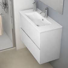 Nos meubles pour lavabo offrent de l'espace de vous pouvez ainsi installer votre nouveau meuble pour lavabo juste après l'avoir acheté. Meuble Salle De Bain 80x36 Cm Blanc Faible Profondeur Floride S