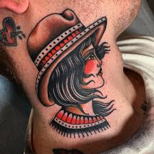 Traditional Style Portrait Tattoo Portrait Tattoo Traditional Tattoo Portrait Cowgirl Tattoos
