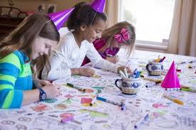Coloring pages for kids of all ages. Best 3 Coloring Tablecloths For Kids Non Toy Gifts
