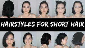 Take a small section of the hair at the front of the. 15 Heatless Hairstyles For Short Hair Youtube