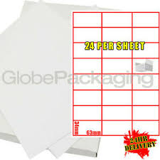 How to print address labels. 1000 Sheets Of Printer Address Laser Labels 24 Per Page 5055502342191 Ebay
