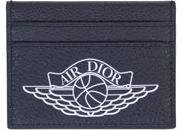 I haven't personally seen an overuse of the x card, but i'm sure it can happen. Dior X Jordan Wings Card Holder 4 Card Slot Navy In Calfskin With Silver Tone