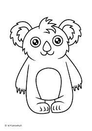 Coloring Page For Kids Koala Bear Http Letsdrawkids Com Easy Drawings Unicorn Coloring Pages Drawing Tutorials For Kids