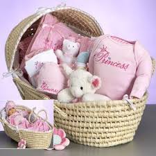 Fill A Moses Basket And Great Gift Giving Idea Baby Girl Gift Baskets Baby Shower Gift Basket Baby Gift Basket