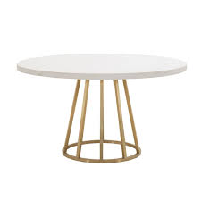 Annex 54 Quot Round Dining Table Concrete Top Dining Table Dining Table In Kitchen Round Dining Table