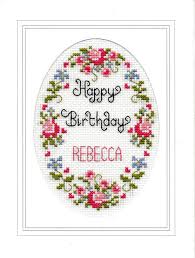 Although this birthday cross stitch pattern comes with the suggested colors, the design will look great in any other variations. Birthday Cross Stitch Kits Novocom Top