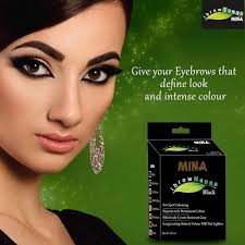Mina Ibrow Henna Is An Innovative 100 Natural Eyebrow Henna Tint Kit With A Tattoo Effect That Helps To Stay Longer Perfect Eyebrows Eyebrows Black Eyebrows