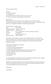 Hmm, gimana caranya menulis surat lamaran kerja dalam bahasa inggris? Contoh Surat Lamaran Farmasi Dalam Bahasa Inggris Contoh Surat