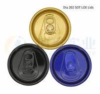 Silver and Golden Aluminum Easy-Open Ends Soda Can Covers