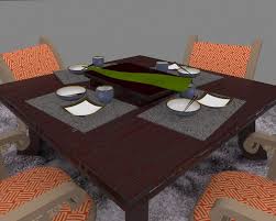 Free shipping, easy emi & lifetime warranty summer sale read covid info. Low Dining Table Set Japanese Style 3d Model 10 Max Free3d
