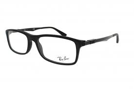 Weitere ideen zu brille, wolle schwarz matt brille günstig kaufen geschäfte mode. Ray Ban Brille Rx 7017 Gr 54 17 In Matt Schwarz